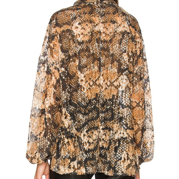 Free People Sheer Out For The Night Top - Picture 3 of 4